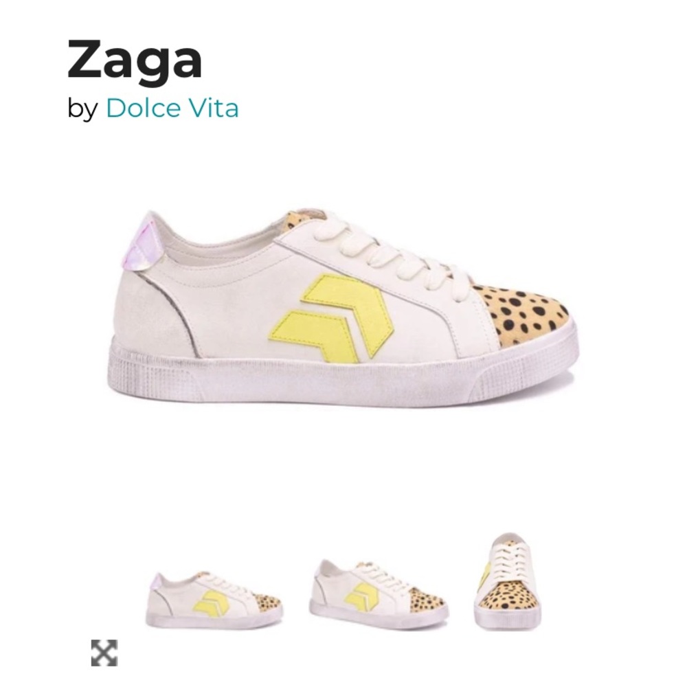 NEW Dolce Vita Zaga Leopard Sneakers
